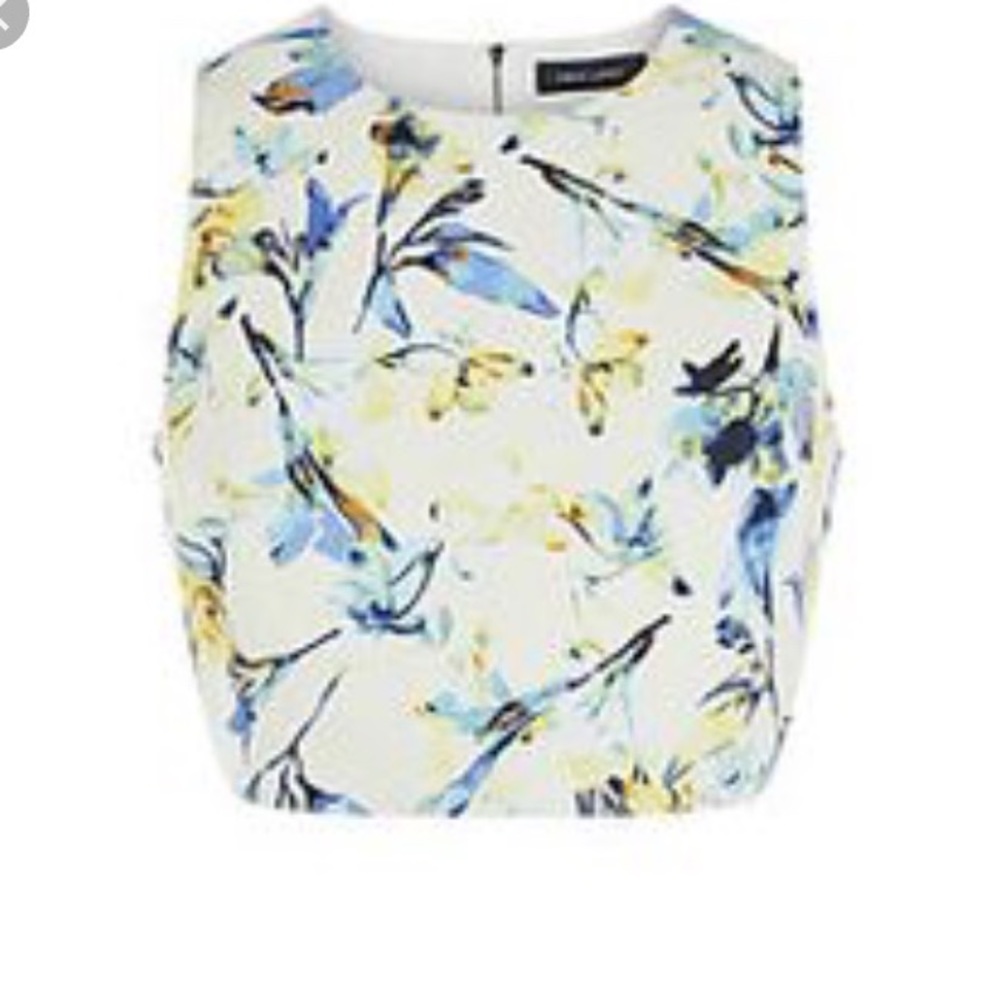 Floral crop top